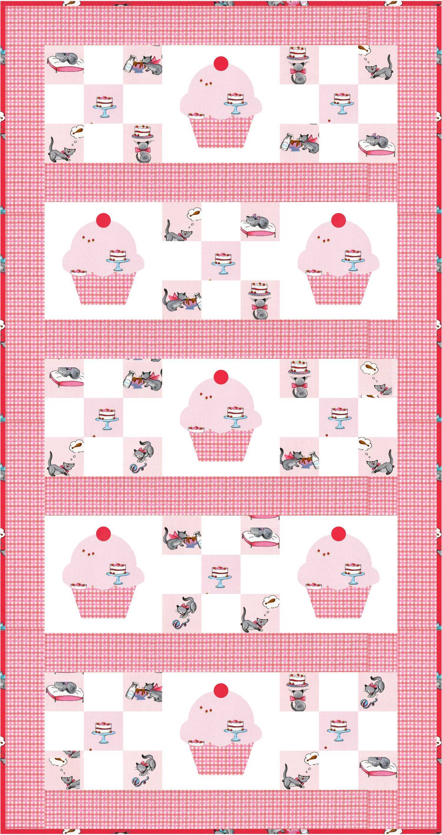 Michael Miller Fabrics Charming Fat Quarter Quilt - Downloadable PDF
