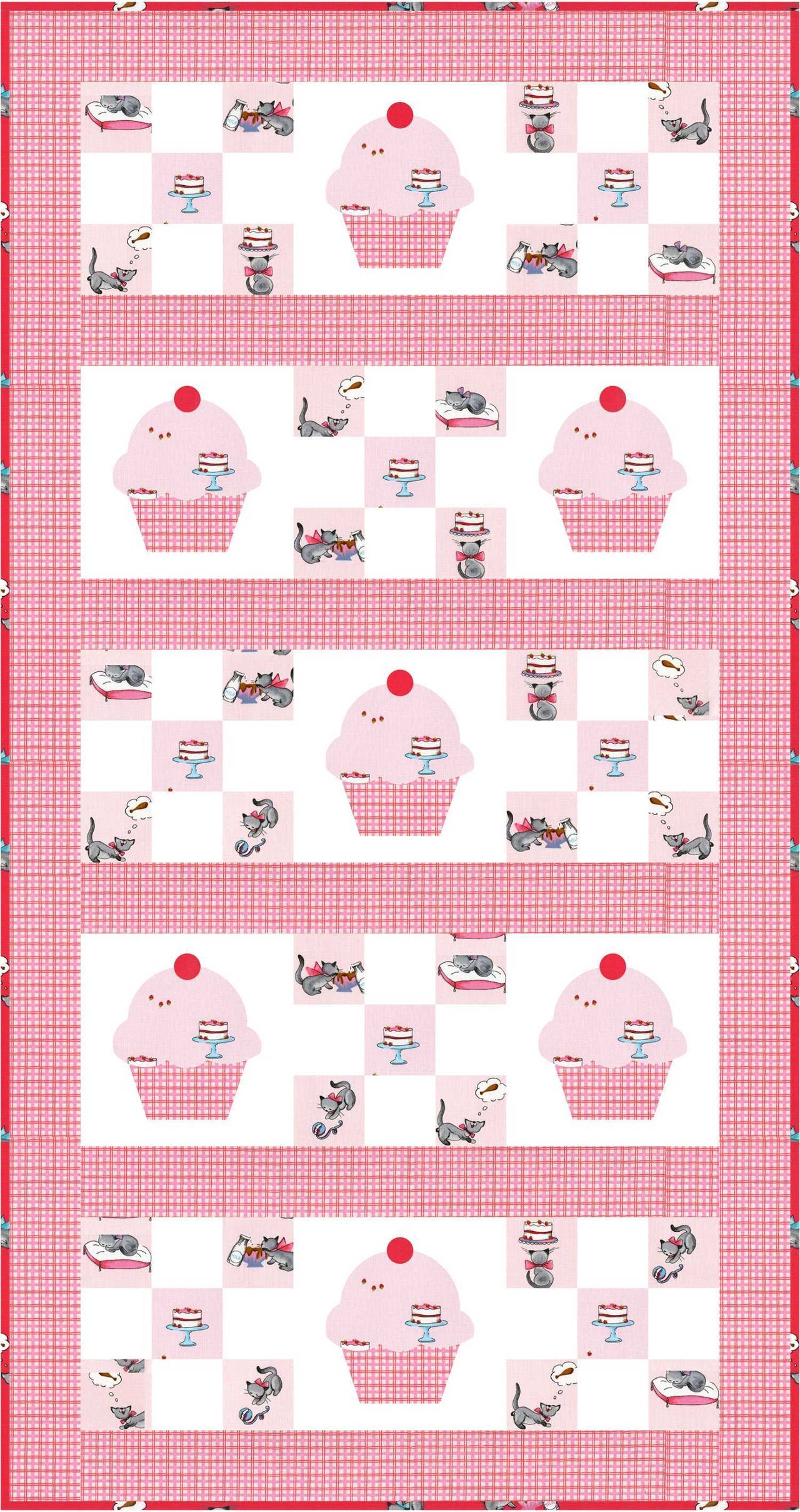 Michael Miller Fabrics Charming Fat Quarter Quilt - Downloadable PDF