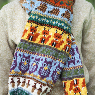 Woodland Critters Scarf