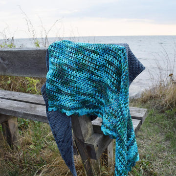 Ocean Waves Shawl
