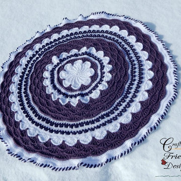 A Round The Flower Garden Afghan