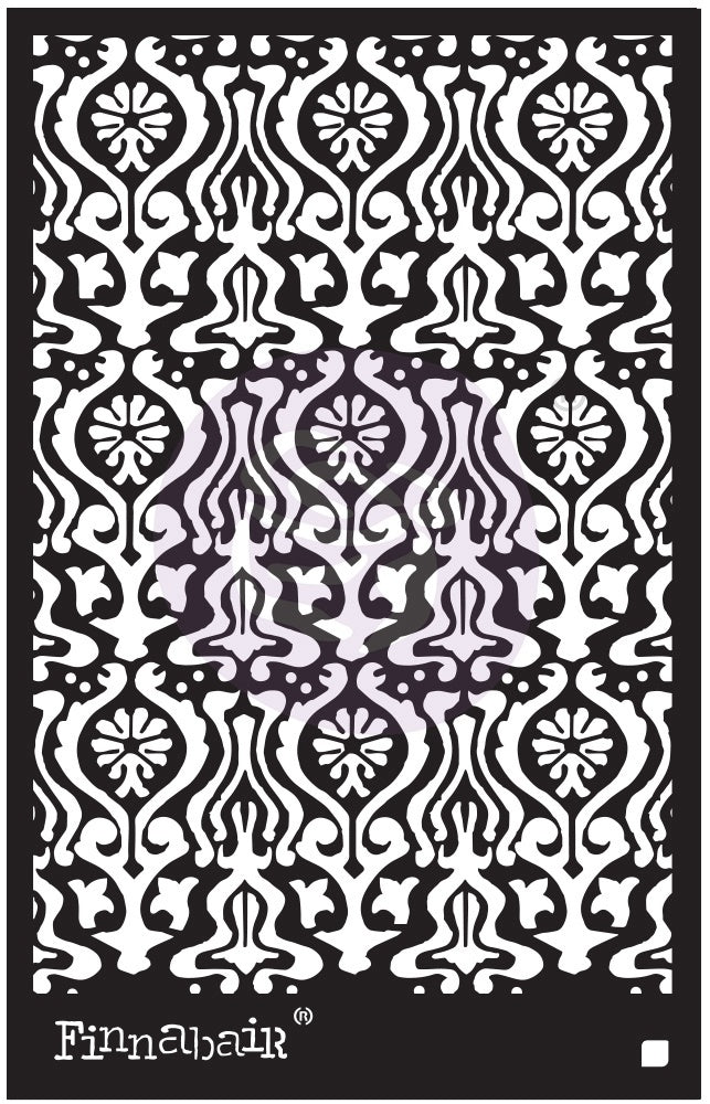 Prima Marketing Stencil 6"X9" - Oriental Wall