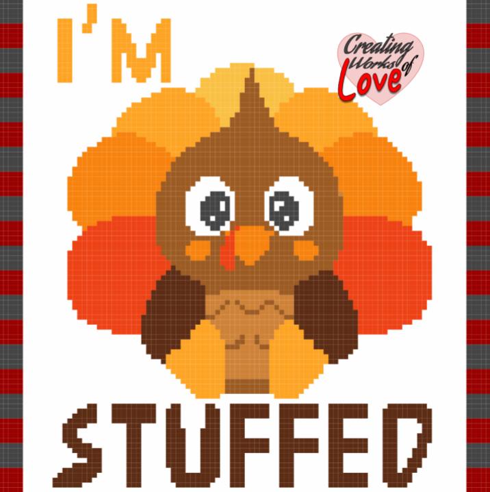 Baby Turkey Stitch Graphgan