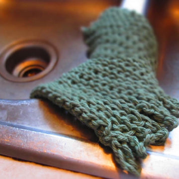 Crochet Slip Stitch Dishcloth