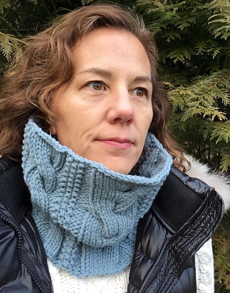 Cabled Sampler Cowl