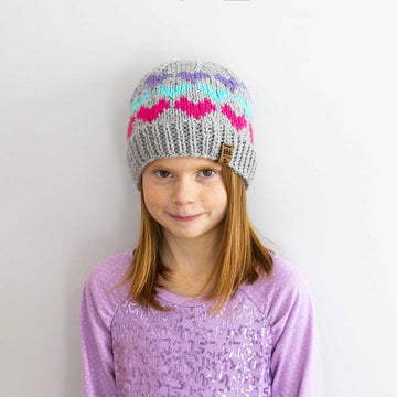 Colorful Hearts Beanie Hat Baby Children Women Men Toque Valentine's Day