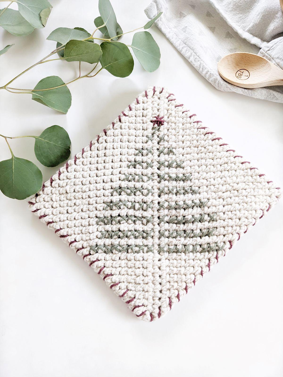 Christmas Tree Potholder