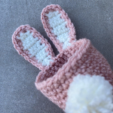 Crochet Easter Bunny Egg Cup