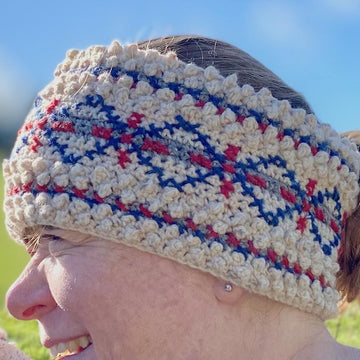 Simple Fair Isle Wrist & Ear Warmers