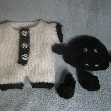 5" Berenguer Spring Lamb Outfit