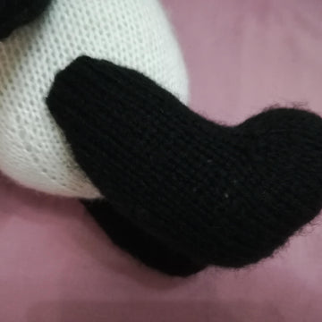 Original Knitting Pattern - Panda soft toy