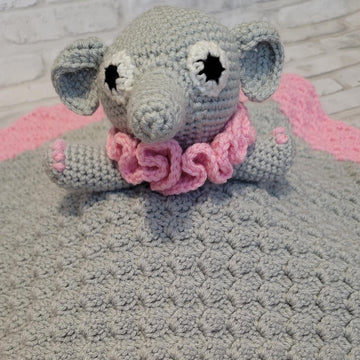 Pretty in Pink Elephant Lovey