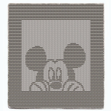 Mickey Mouse Knitting Pattern Square