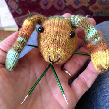 Mini-Sock Yarn Bunny
