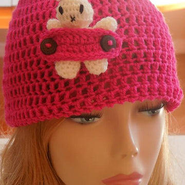 Beanie Hat With Bunny