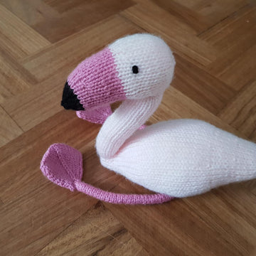 Knitted Flamingo