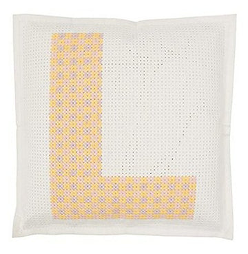 Rico Alphabet Cushion Cross Stitch Kit - Off White