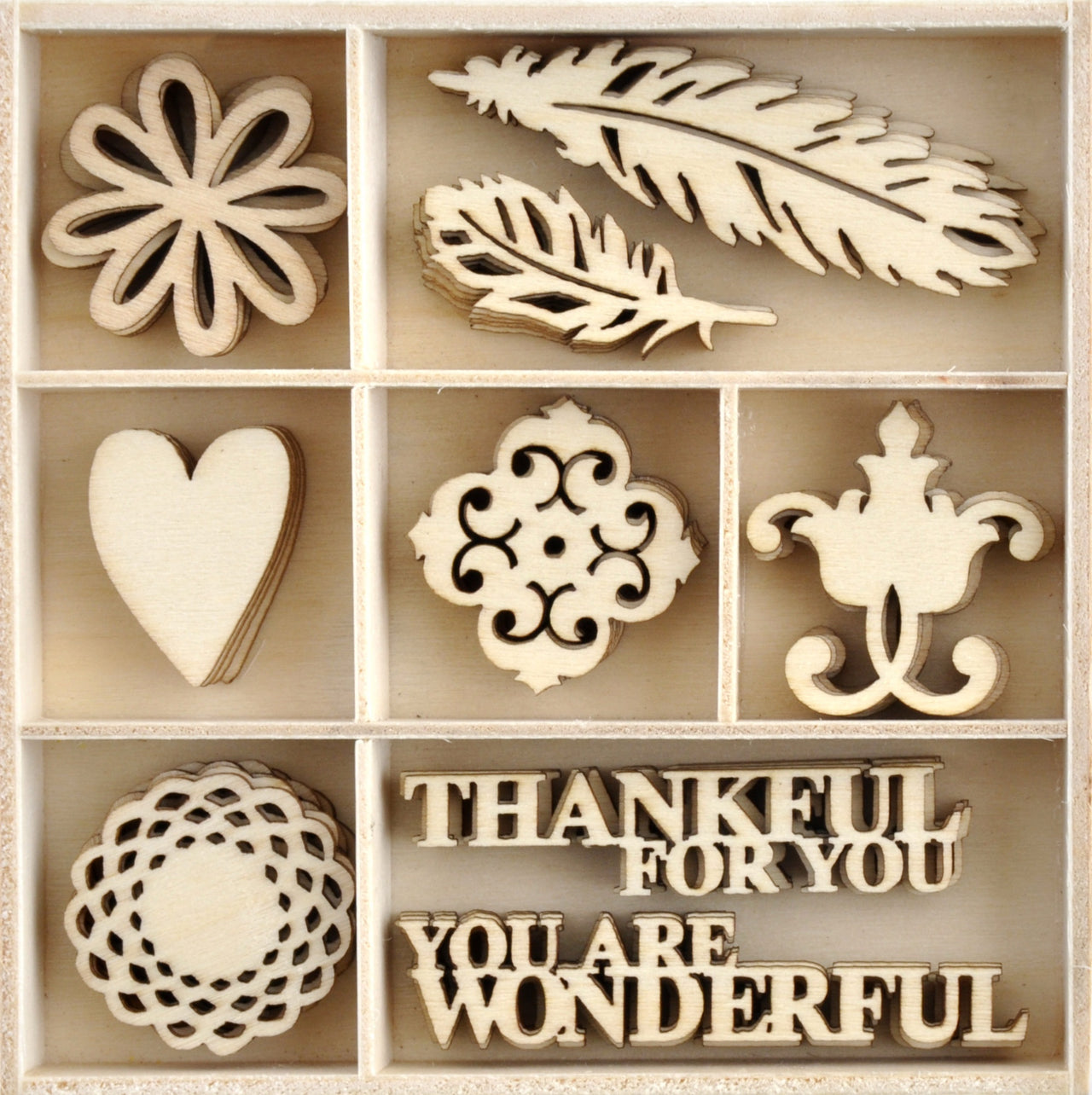 Kaisercraft Wood Mini Themed Embellishments - Grand Bazaar