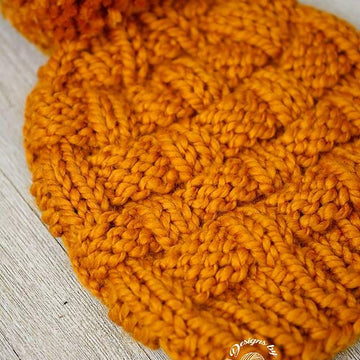Basket Weave Slouch Beanie