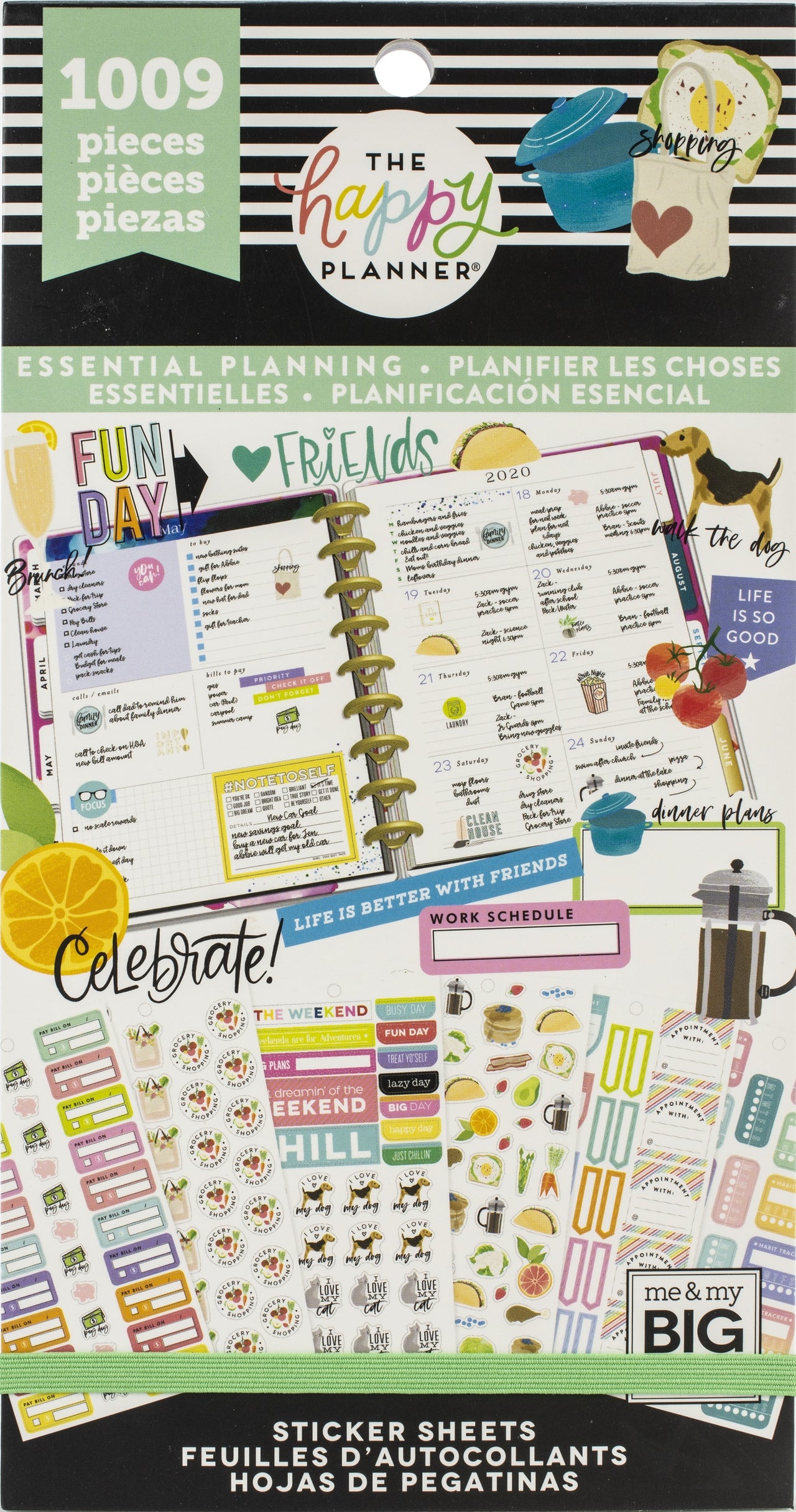 The Happy Planner Sticker Value Pack - Planner Essentials, 1009/Pkg