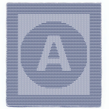 Knitting Pattern Textured Initial Letter A