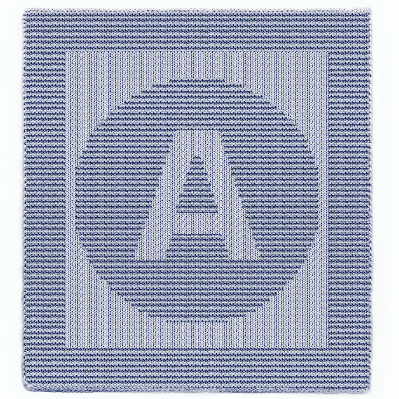 Knitting Pattern Textured Initial Letter A