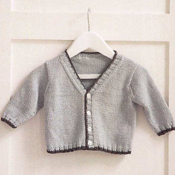George Annabels Cardigan in Debbie Bliss Eco Baby - Downloadable PDF
