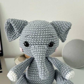Elephant Amigurumi Crochet Pattern PDF – Elephant Soft Toy, Stuffed Animal Tutorial
