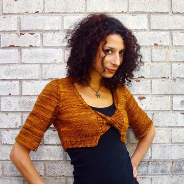 Mother and Daughter Twist Front Shrug