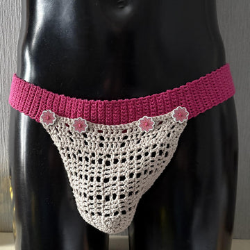 Bead Mesh Pouch Briefs