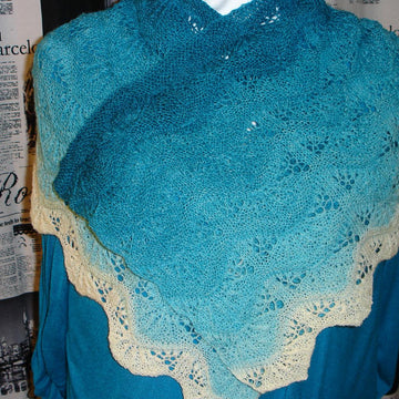 Sea Waves Lace Shawlette