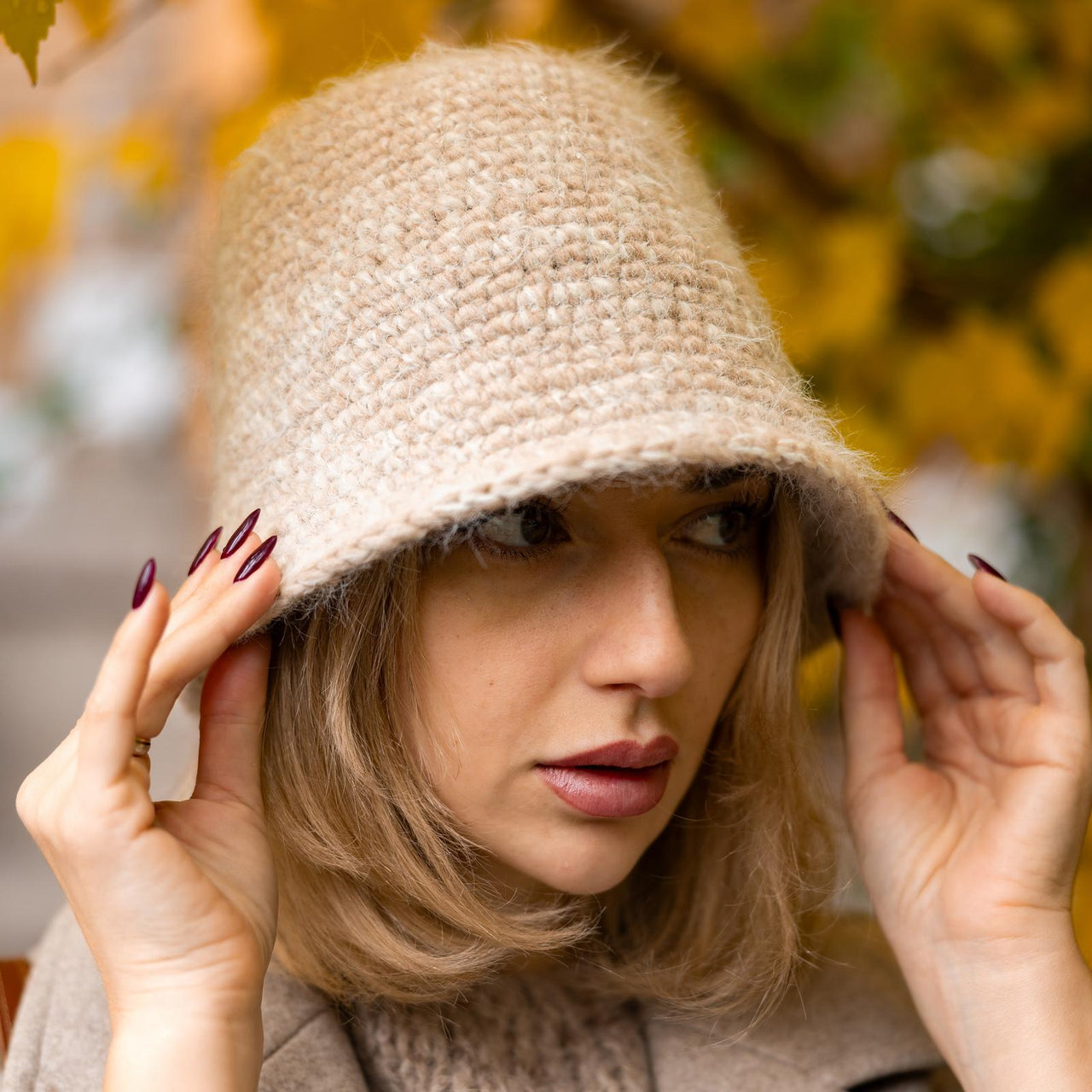 Winter bucket hat