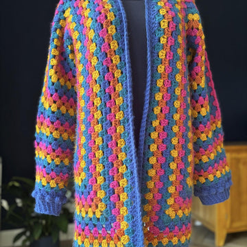 Granny Flexi Hexi Longline Cardi