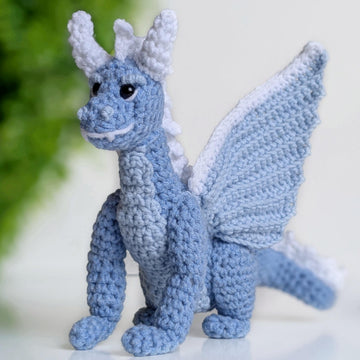 Vergil the Dragon crochet pattern, amigurumi dragon pattern