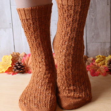 Little Pine Cone Socks