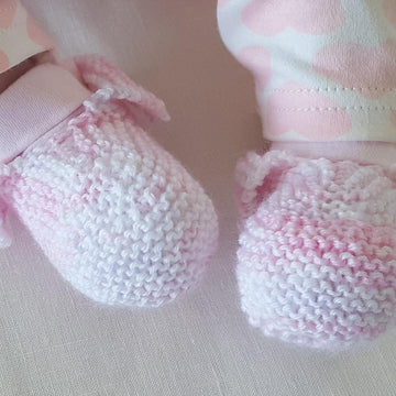 Jessica - 4ply baby shoes or slippers