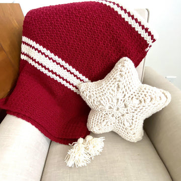 Candy Cane Throw