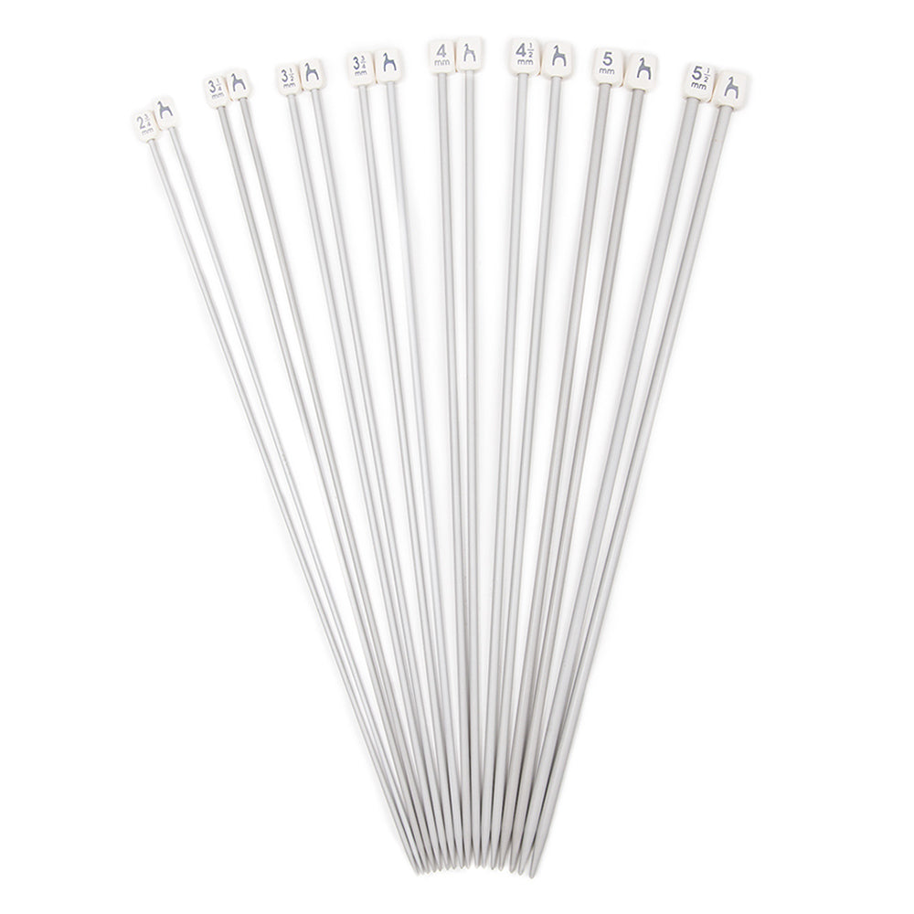 Pony Aluminium Single Point Needles 35cm
