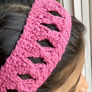 Crochet Bow Ties Headband Free Pattern