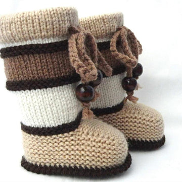 Pattern Knit Baby Infant Shoes Baby Uggs Little Fox