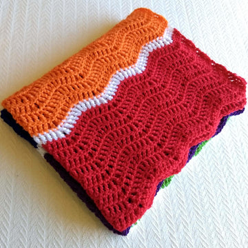 Rainbow Ripple Blanket