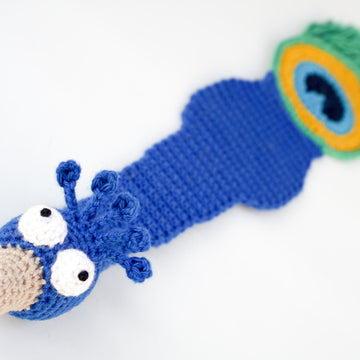 Peacock Bookmark Crochet Pattern