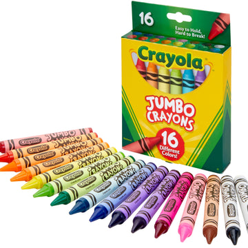 Crayola Jumbo Crayons - 16/Pkg