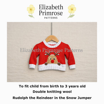 Reindeer in the Snow Jumper P28