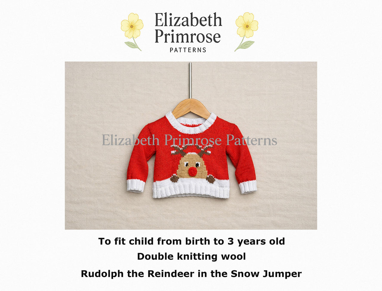 Reindeer in the Snow Jumper P28