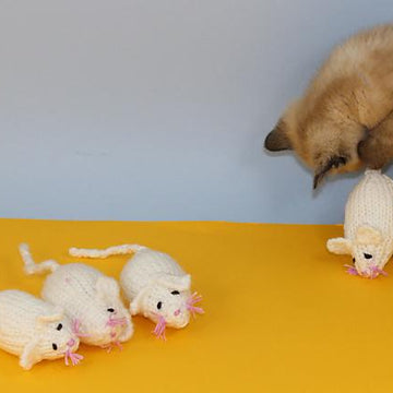 3 Blind Mice Kitten Toy