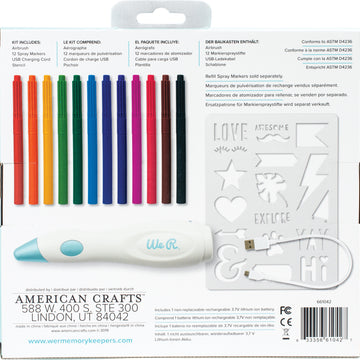 We R Memory Keepers We R Cordless Marker Airbrush Set - 605094