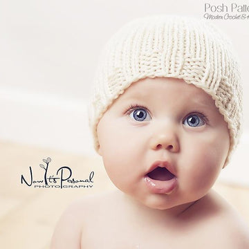 Easy Knit Beanie Hat & Flower 282