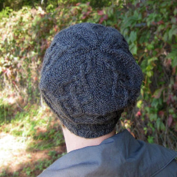 Argyle Cabled Beret