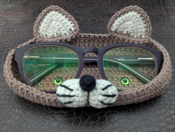 Glasses holder cat English -us